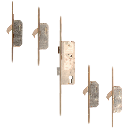 Cobra Keywind Latch & Deadbolt Single Spindle - 4 Hook