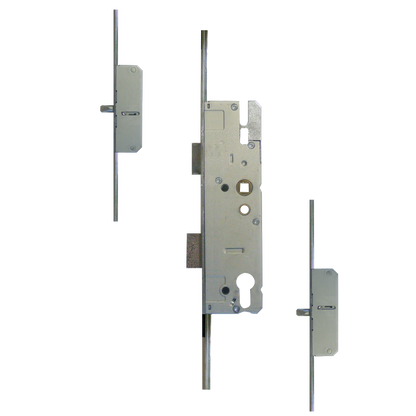 Lever Operated Latch & Deadbolt Long Version - 2 Round Bolt