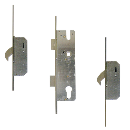 Cobra Keywind Latch & Deadbolt 20mm Radius Faceplate - 2 Hook