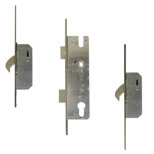 Cobra Keywind Latch & Deadbolt 20mm Radius Faceplate - 2 Hook