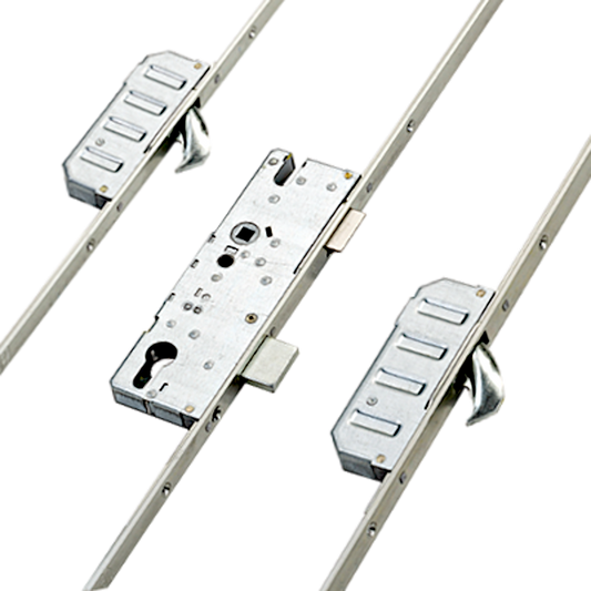 TV Trulock 16mm Square Faceplate Lever Operated 2 Hooks
