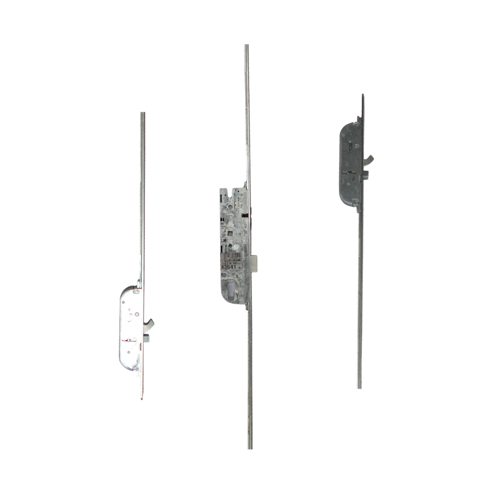 Lever Operated Latch & Deadbolt Split Spindle - 2 Hook 2