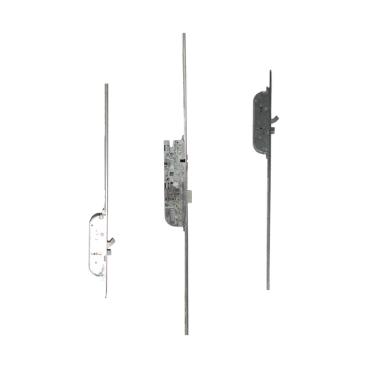Lever Operated Latch & Deadbolt Split Spindle - 2 Hook 2