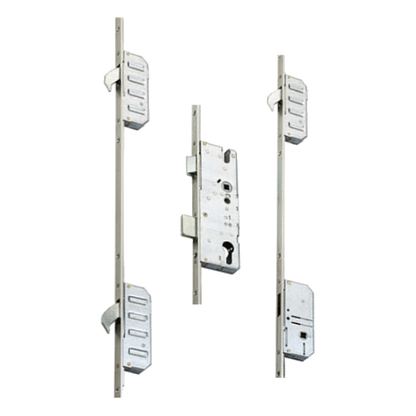 Cobra Entryguard Lever Operated Latch & Deadbolt 16mm Flat - 3 Hook