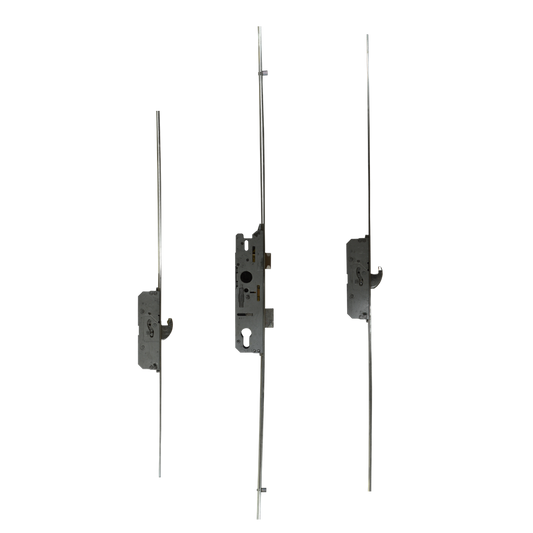 859 Type 3 Lever Operated Latch & Deadbolt - 2 Hook & 2 Roller