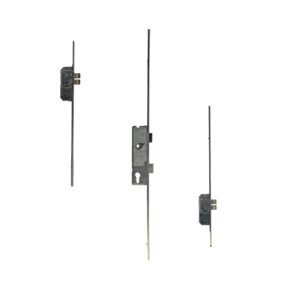 Thunderbolt Lever Operated Latch & Deadbolt Split Spindle 20mm Radius 4 Dead Bolt