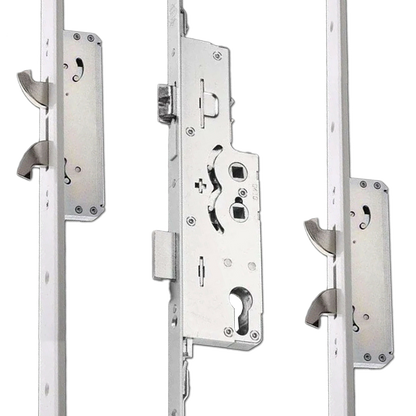 Affinity Bastion Lever Operated Latch & Deadbolt Twin Spindle - 4 Hook