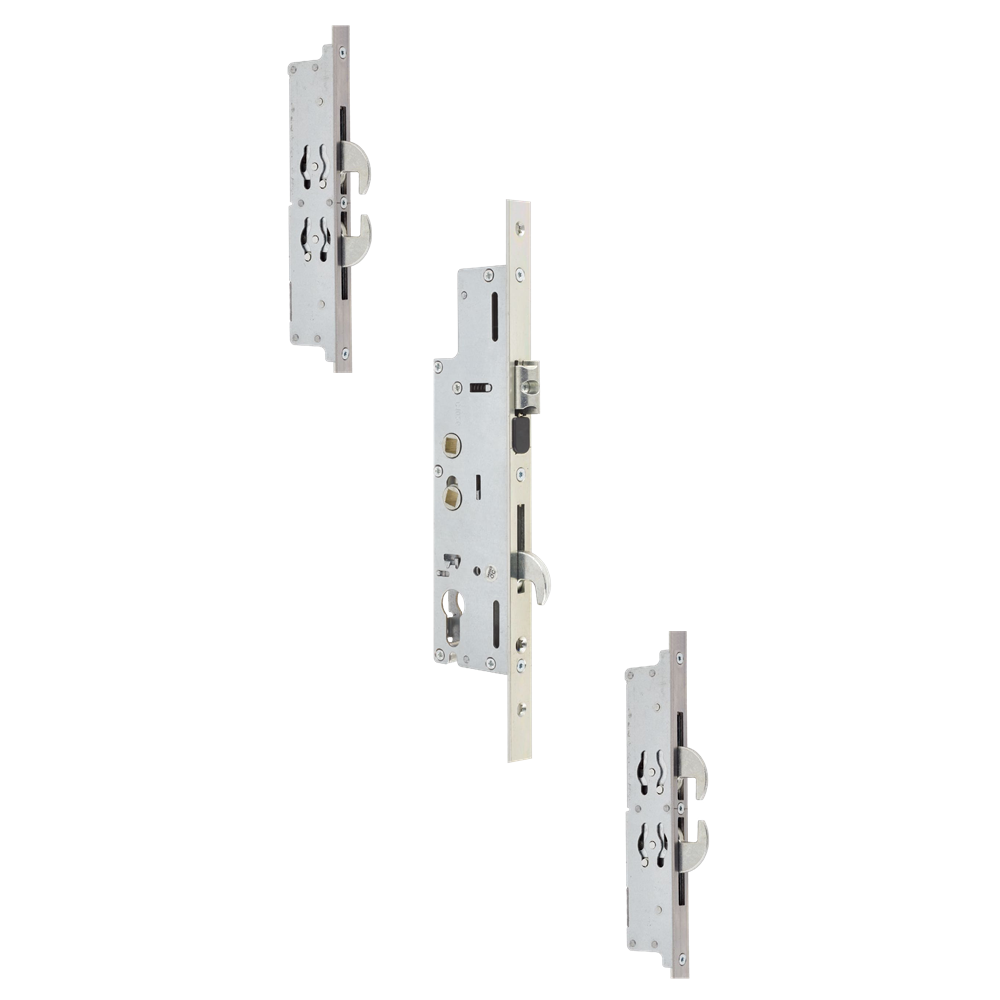 Duplex Lever Operated Latch & Hookbolt - 4 Hook