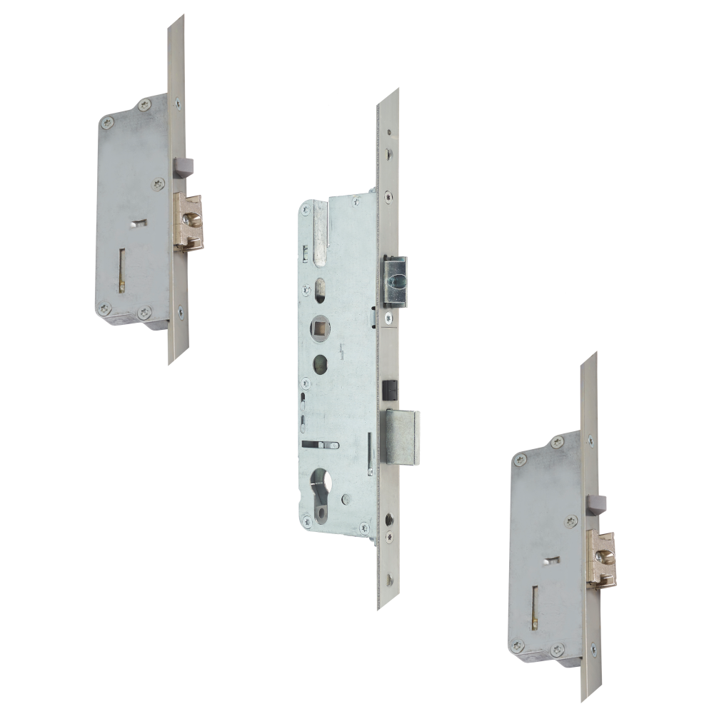 AutoEngage Classic Latch & Deadbolt 20mm Radius Faceplate 2 Latch Bolt