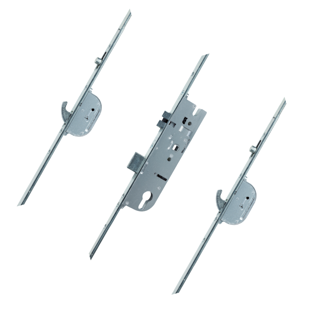 C-TS Latch & Deadbolt 2 Hook 2 Roller French Door Lock