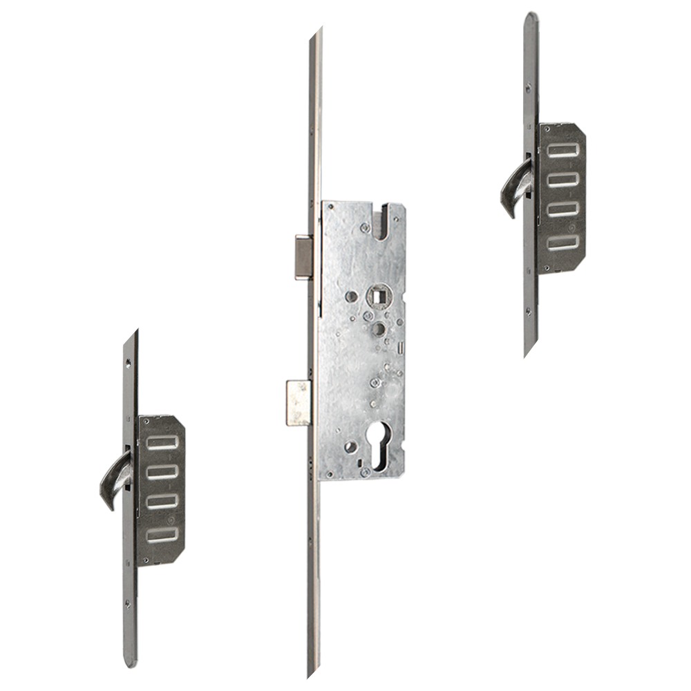 STV Trulock LL Latch & Deadbolt 2 Hook 20mm Radius Faceplate