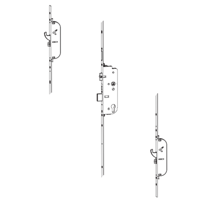 Automatic Latch 2 Hook Lock 16mm Faceplate