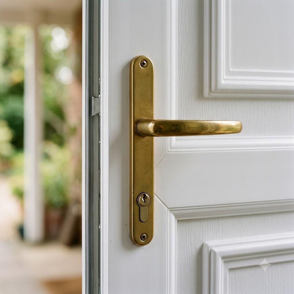 Lever UPVC Multipoint Door Handles - 117mm PZ Sprung 237mm Screw Centres