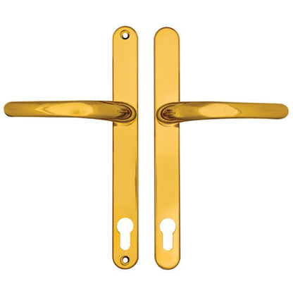 Lever UPVC Multipoint Door Handles - 117mm PZ Sprung 237mm Screw Centres