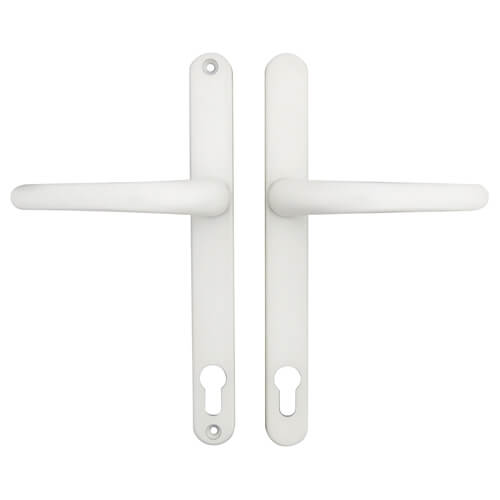 Lever UPVC Multipoint Door Handles - 117mm PZ Sprung 237mm Screw Centres