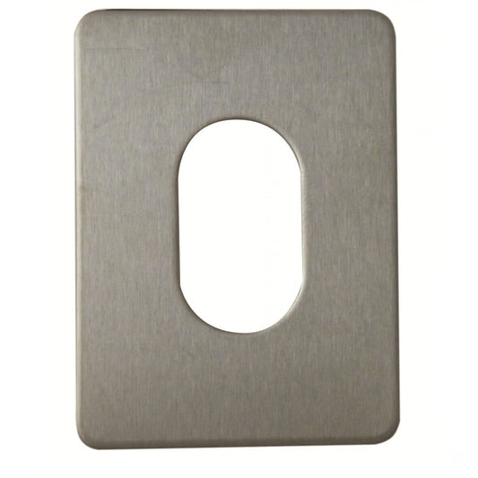 Large Oval Stick On Escutcheon