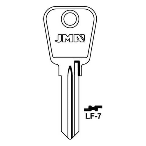 LF-7 Cylinder Key Blank