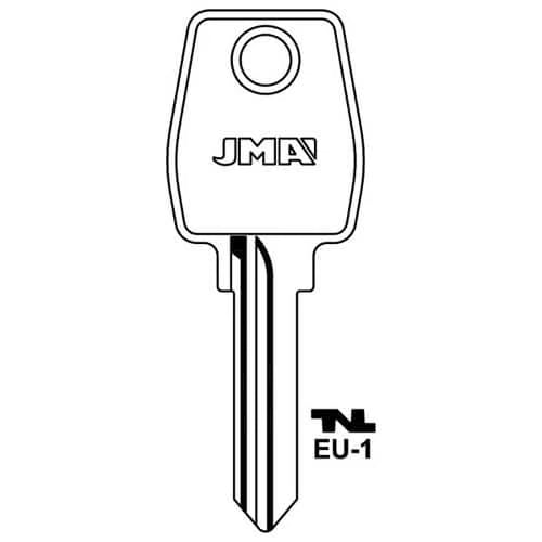 EU-1 Cylinder Key Blank