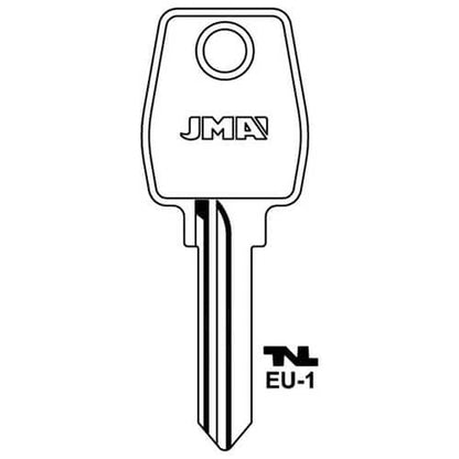 EU-1 Cylinder Key Blank