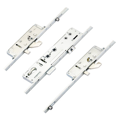 Latch Deadbolt 2 Hooks 2 Anti Lift Pins 2 Rollers Lift Lever or Double Spindle Multipoint Door Lock (top hook to spindle = 618mm)