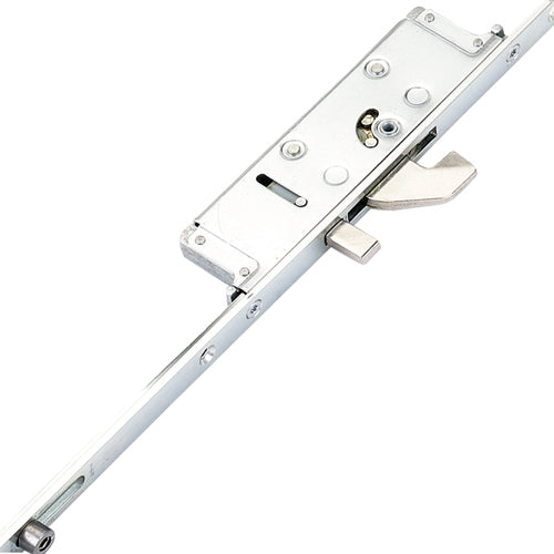 Latch Deadbolt 2 Hooks 2 Anti Lift Pins 2 Rollers Lift Lever or Double Spindle Multipoint Door Lock - Option 1 (top hook to spindle = 720mm)