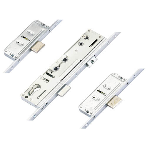 Latch 3 Deadbolts Lift Lever or Double Spindle Multipoint Door Lock - Option 2 (top deadbolt to spindle = 704mm)