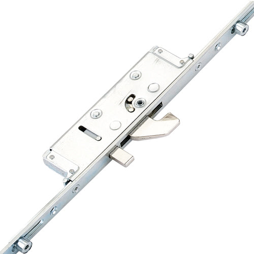 Latch Deadbolt 2 Hooks 2 Anti Lift Pins 4 Rollers Lift Lever or Double Spindle Multipoint Door Lock - Option 2 (top hook to spindle = 621mm)
