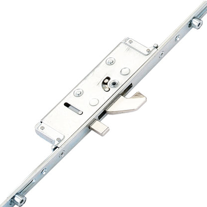 Latch Deadbolt 2 Hooks 2 Anti Lift Pins 4 Rollers Lift Lever or Double Spindle Multipoint Door Lock - Option 2 (top hook to spindle = 621mm)
