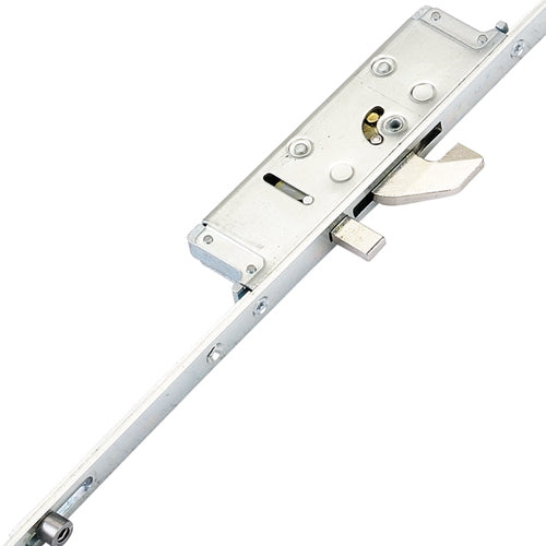 Latch Deadbolt 2 Hooks 2 Anti Lift Pins 2 Rollers Lift Lever or Double Spindle Multipoint Door Lock - Option 2 (top hook to spindle = 618mm)
