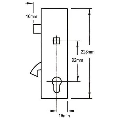 Hookbolt Genuine Multipoint Gearbox - Lift Lever