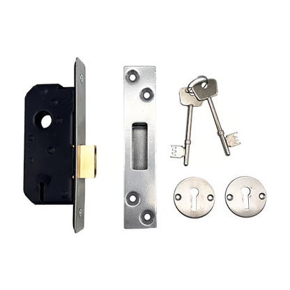 M4 Upright Non British Standard 5 Lever 2" Mortice Deadlock