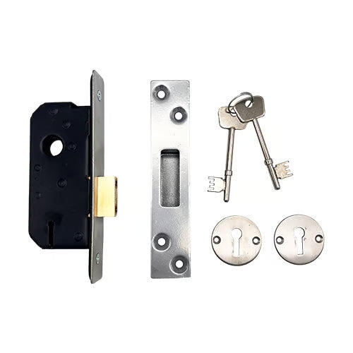 M4 Upright Non British Standard 5 Lever 2" Mortice Deadlock