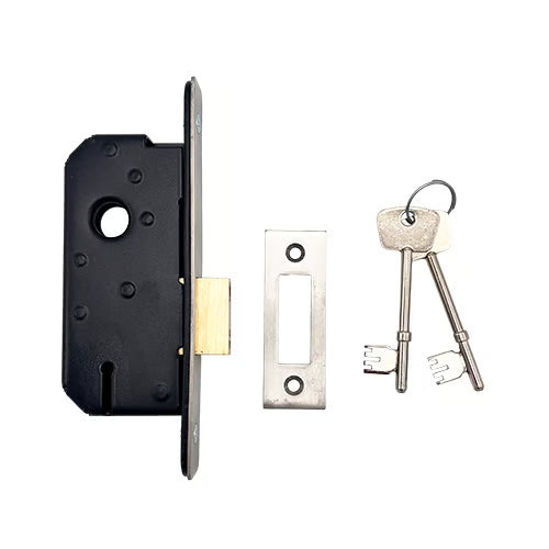 M4 Upright Non British Standard 5 Lever 2" Mortice Deadlock
