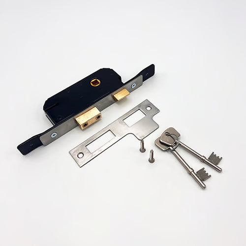 M5 Non British Standard 5 Lever 2" Cranked 19mm Extended Forend Mortice Sashlock