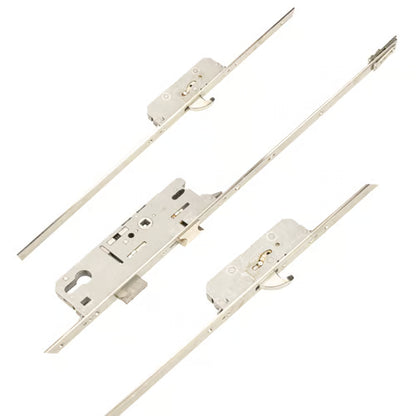 2 Part Lock Latch Deadbolt 2 Hooks Lift Lever Multipoint Door Lock