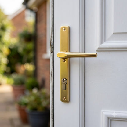 Lever UPVC Multipoint Door Handles - 70mm PZ Unsprung 200mm Screw Centres