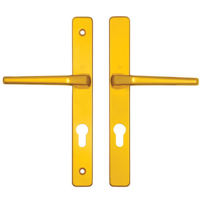 Lever UPVC Multipoint Door Handles - 70mm PZ Unsprung 200mm Screw Centres