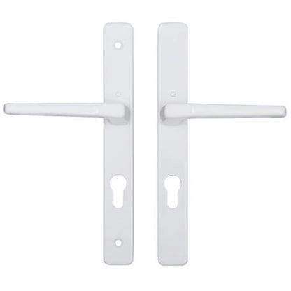 Lever UPVC Multipoint Door Handles - 70mm PZ Unsprung 200mm Screw Centres