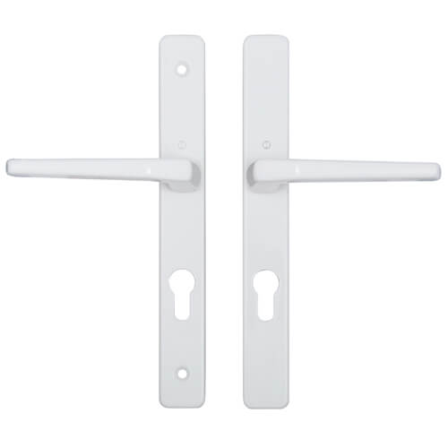 Lever UPVC Multipoint Door Handles - 70mm PZ Unsprung 200mm Screw Centres