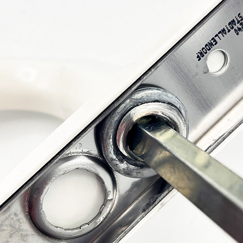 Lever UPVC Multipoint Door Handles - 70mm PZ Unsprung 200mm Screw Centres