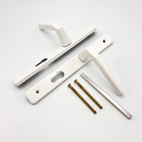 Lever UPVC Multipoint Door Handles - 70mm PZ Unsprung 200mm Screw Centres