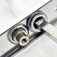 Atlanta Lever Lever UPVC Multipoint Door Handles - 92mm PZ Unsprung 200mm Screw Centres