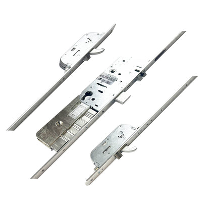M-TS Latch & Deadbolt 2 Hooks 2 Anti Lift Bolts Radius 20mm Faceplate Electric Multipoint Door Lock