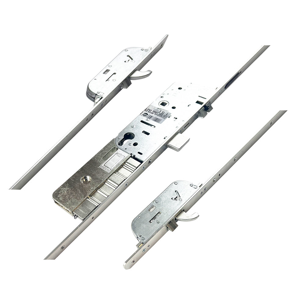 M-TS Latch & Deadbolt 2 Hooks 2 Anti Lift Bolts Radius 20mm Faceplate Electric Multipoint Door Lock