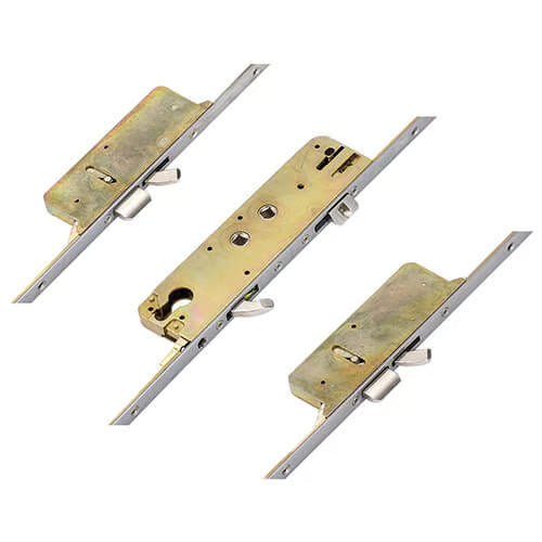 2 Latch 3 Hooks 2 Deadbolts Double Spindle Multipoint Door Lock - Option 1 - 16mm Faceplate
