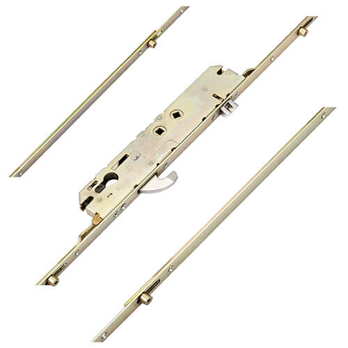1 Latch Hook 4 Rollers Double Spindle Multipoint Door Lock
