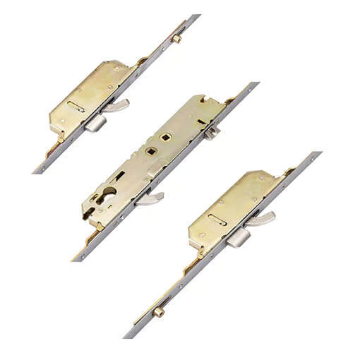 1 Latch 3 Hooks 2 Deadbolts 2 Rollers Double Spindle Multipoint Door Lock