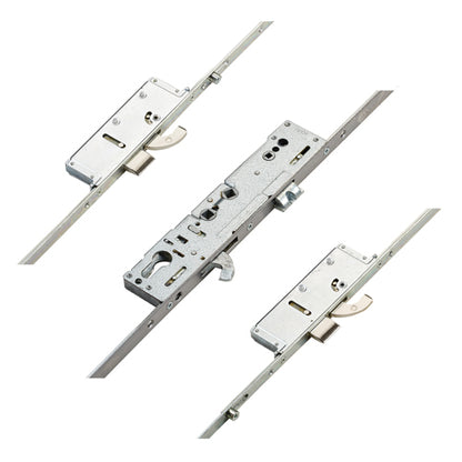 3 Latch 2 Deadbolts 3 Hooks 2 Rollers Double Spindle Multipoint Door Lock