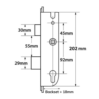 CTS Genuine Multipoint Gearbox - Lift Lever or Split Spindle