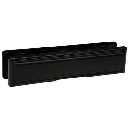 Contura 12" Telescopic Letterplate for UPVC Doors - 40-80mm- Black
